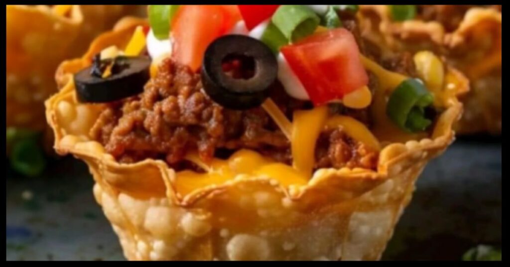 Taco Cupcakes Recipe
